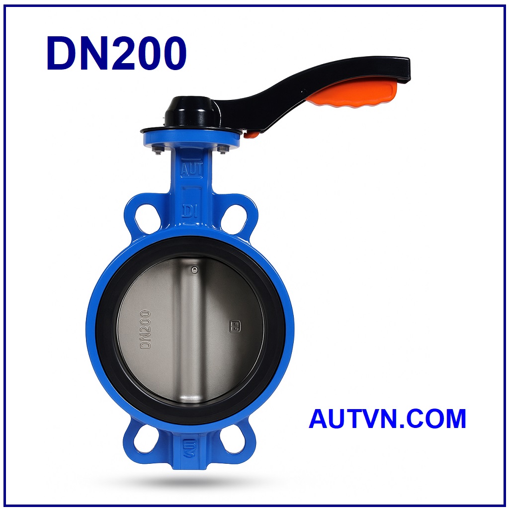 Van bướm tay gạt AUT DN200