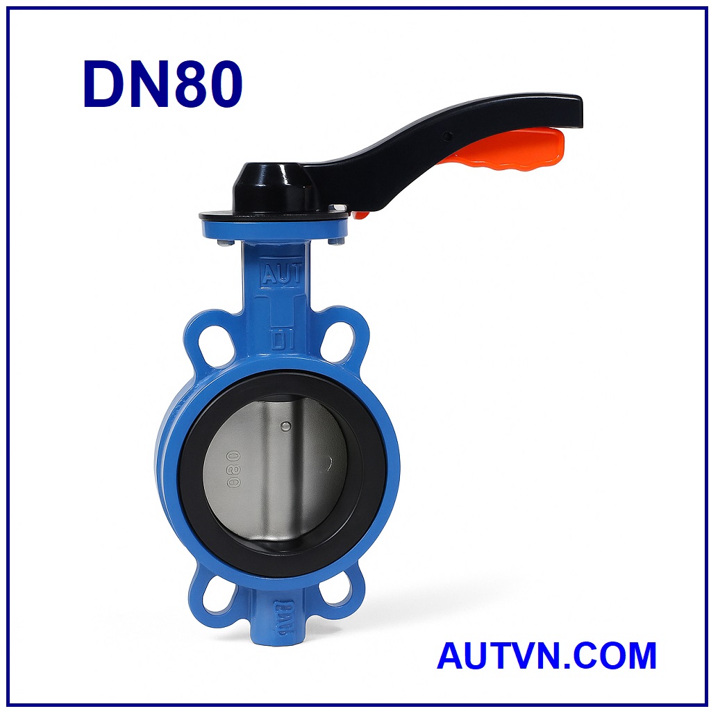 Van bướm tay gạt AUT DN80