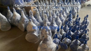Cách chọn đúng kích cỡ van AUT theo đường ống DN50 – DN600