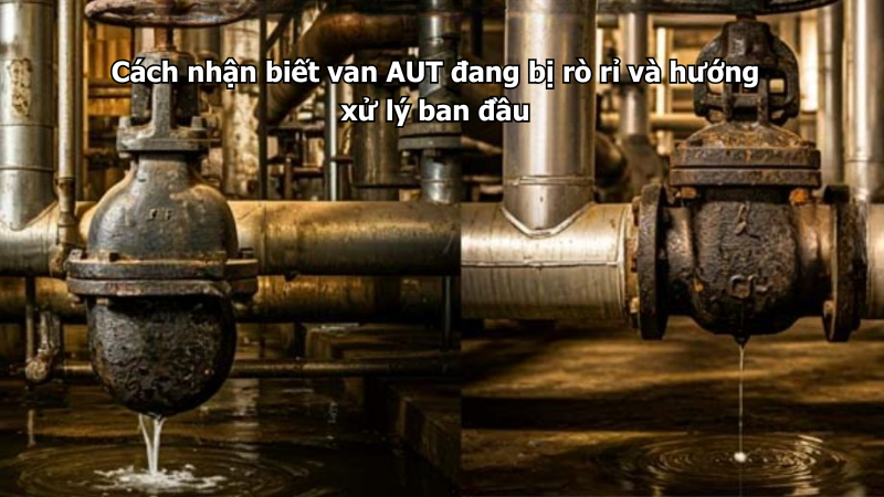 Cách nhận biết van AUT đang bị rò rỉ và hướng xử lý ban đầu