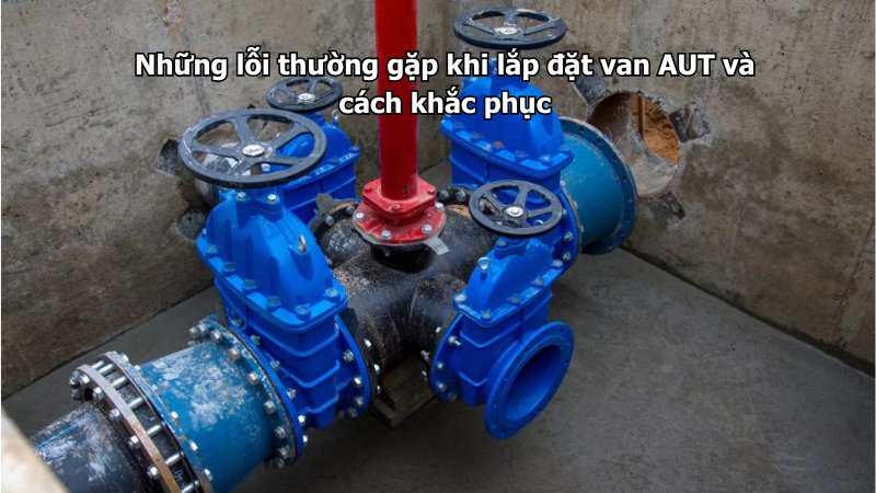 Những lỗi thường gặp khi lắp đặt van AUT và cách khắc phục