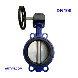 Van bướm tay quay AUT DN100