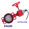 Van bướm tín hiệu điện AUT DN200
