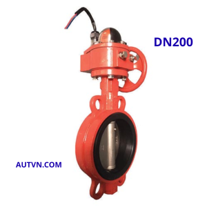 Van bướm tín hiệu điện AUT DN200