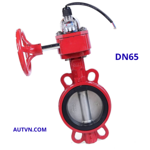 Van bướm tín hiệu điện AUT DN65