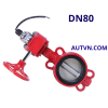 Van bướm tín hiệu điện AUT DN80
