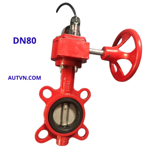 Van bướm tín hiệu điện AUT DN80