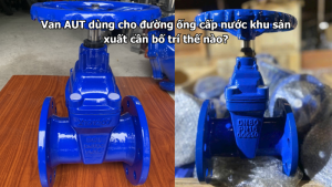 Van AUT dùng cho đường ống cấp nước khu sản xuất cần bố trí thế nào?