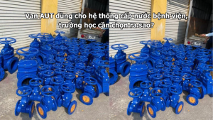 Van AUT dùng cho hệ thống cấp nước bệnh viện, trường học cần chọn ra sao?